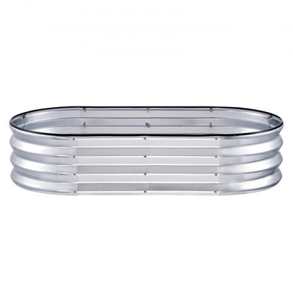 Boîte de jardin surélevé en métal de 4 x 2 x 1 pieds