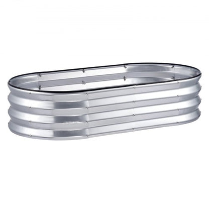 Boîte de jardin surélevé en métal de 4 x 2 x 1 pieds