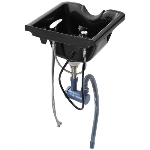 Lavabo de coiffeuse carré de grande capacité