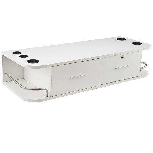 Station de rangement pour salon de coiffure