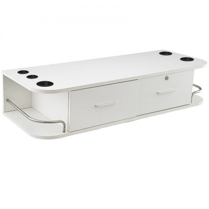 Station de rangement pour salon de coiffure