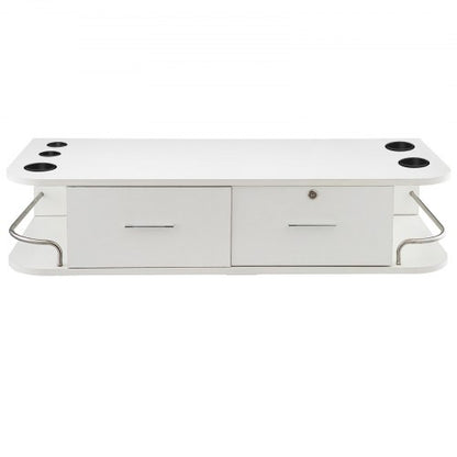 Station de rangement pour salon de coiffure